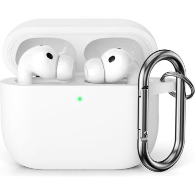 Screenguard Apple AirPods Pro 3 Liquid Silicone Case Snowy Hülle (Manchon pour casque d'écoute), Étui pour écouteurs + casque, Blanc Screenguard Apple AirPods Pro 3 Liquid Silicone Case Snowy Hülle (Manchon pour casque d'écoute), Étui pour écouteurs + casque, Blanc