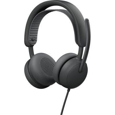 Logitech 981-001615, Avec fil, Graphite (Filaire, USB-C, Les équipes Microsoft), Casque micro de bureau, Gris Logitech 981-001615, Avec fil, Graphite (Filaire, USB-C, Les équipes Microsoft), Casque micro de bureau, Gris