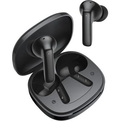 QCY Écouteurs intra-auriculaires sans fil T13 Pro avec réduction active du bruit (ANC) - noirs (47 h, Sans fil), Écouteurs, Noir QCY Écouteurs intra-auriculaires sans fil T13 Pro avec réduction active du bruit (ANC) - noirs (47 h, Sans fil), Écouteurs, Noir