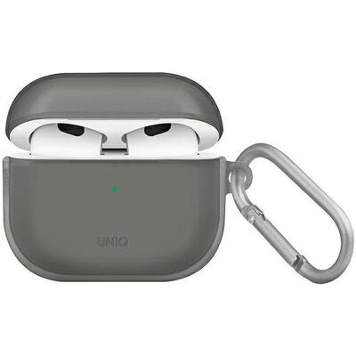 Uniq étui verre AirPods 3 dymionysmoke (Manchon pour casque d'écoute), Étui pour écouteurs + casque, Gris Uniq étui verre AirPods 3 dymionysmoke (Manchon pour casque d'écoute), Étui pour écouteurs + casque, Gris