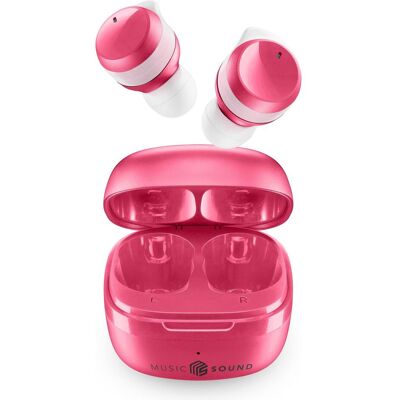 Cellular Line Music Sound Flow Casque intra-auriculaire sans fil Musique et appels Bluetooth Rose (Pas de réduction du bruit, 25 h, Sans fil), Écouteurs, Pink Cellular Line Music Sound Flow Casque intra-auriculaire sans fil Musique et appels Bluetooth Rose (Pas de réduction du bruit, 25 h, Sans fil), Écouteurs, Pink
