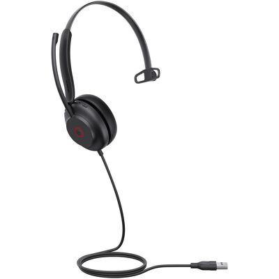 Yealink Série UH 35 (Filaire, USB-A), Casque micro de bureau, Noir Yealink Série UH 35 (Filaire, USB-A), Casque micro de bureau, Noir