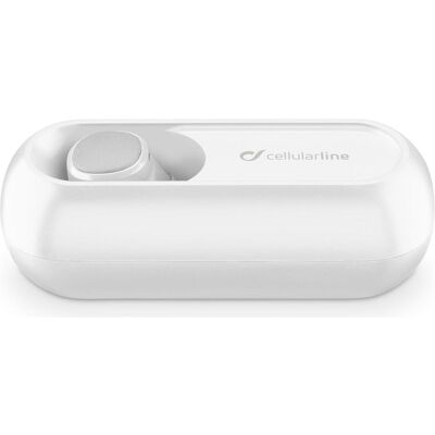 Cellular Line Power Mini Headset (50 h, Sans fil), Écouteurs, Blanc Cellular Line Power Mini Headset (50 h, Sans fil), Écouteurs, Blanc