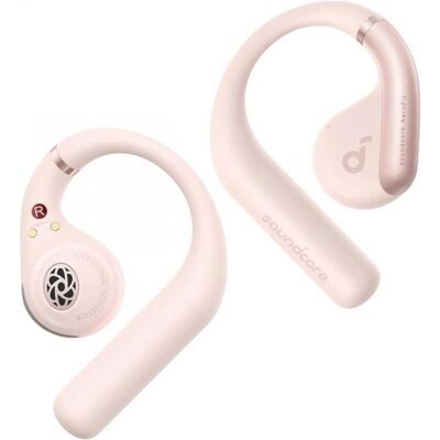Casque sans fil Soundcore AeroFit Rose - Design ouvert, 11H Casque sans fil Soundcore AeroFit Rose - Design ouvert, 11H
