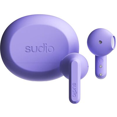 Sudio A3 BT Earphones Purple = 7350071397060 (25 h, Sans fil), Écouteurs, Violet Sudio A3 BT Earphones Purple = 7350071397060 (25 h, Sans fil), Écouteurs, Violet