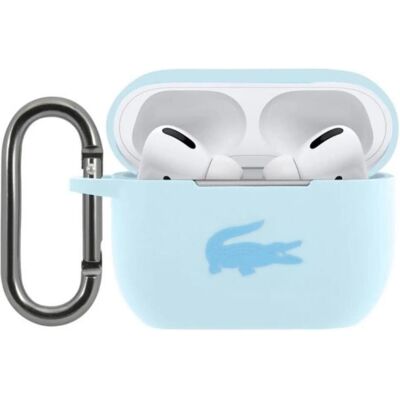 Lacoste LCAPSLB AirPods Pro housse silicone niebieski/bleu (Manchon pour casque d'écoute), Étui pour écouteurs + casque, Bleu Lacoste LCAPSLB AirPods Pro housse silicone niebieski/bleu (Manchon pour casque d'écoute), Étui pour écouteurs + casque, Bleu