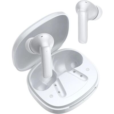 QCY Écouteurs intra-auriculaires sans fil T13 Pro avec réduction active du bruit (ANC) - blancs (ANC, 47 h, Sans fil), Écouteurs, Blanc QCY Écouteurs intra-auriculaires sans fil T13 Pro avec réduction active du bruit (ANC) - blancs (ANC, 47 h, Sans fil), Écouteurs, Blanc