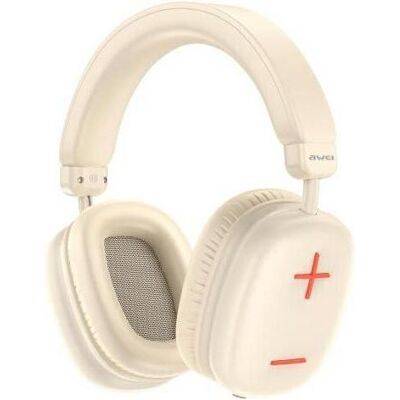 AWEI Casque - On-Ear, Beige, Repliable - Casque AWEI Casque - On-Ear, Beige, Repliable - Casque