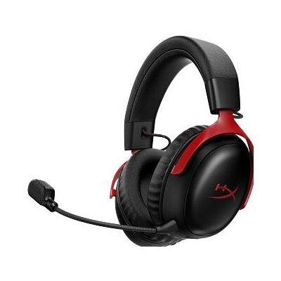 HP HyperX Cloud III S sans fil (Sans fil), Casque gaming, Rouge, Noir HP HyperX Cloud III S sans fil (Sans fil), Casque gaming, Rouge, Noir