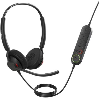 Jabra Engage 40 Inline Link USB (Filaire, USB-C, Cisco, Les équipes Microsoft, Réunion Google, Zoom), Casque micro de bureau, Noir Jabra Engage 40 Inline Link USB (Filaire, USB-C, Cisco, Les équipes Microsoft, Réunion Google, Zoom), Casque micro de bureau, Noir