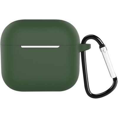 Devia Étui en silicone vert foncé / Étui / Apple AirPods 3 / En silicone (Manchon pour casque d'écoute), Étui pour écouteurs + casque, Vert Devia Étui en silicone vert foncé / Étui / Apple AirPods 3 / En silicone (Manchon pour casque d'écoute), Étui pour écouteurs + casque, Vert