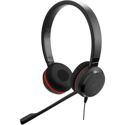 Jabra Evolve 20 SE MS (Filaire, USB-A, Les équipes Microsoft), Casque micro de bureau, Noir Jabra Evolve 20 SE MS (Filaire, USB-A, Les équipes Microsoft), Casque micro de bureau, Noir