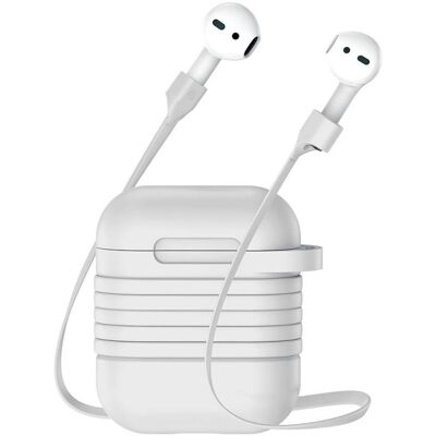 Étui en silicone Baseus pour AirPods - Gris clair - Coque Étui en silicone Baseus pour AirPods - Gris clair - Coque