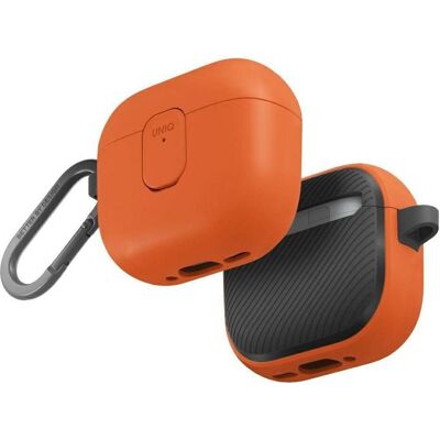 Uniq Case Clyde for AirPods 4 Lock Case orange (Manchon pour casque d'écoute), Étui pour écouteurs + casque, Orange Uniq Case Clyde for AirPods 4 Lock Case orange (Manchon pour casque d'écoute), Étui pour écouteurs + casque, Orange