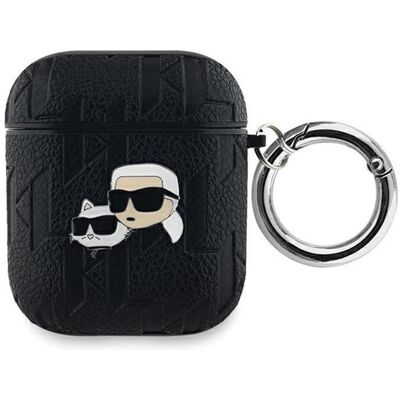 Housse AirPods Karl Lagerfeld - Monogramme Karl & Choupette Housse AirPods Karl Lagerfeld - Monogramme Karl & Choupette