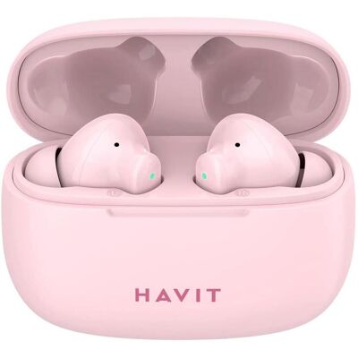 Havit TW967 (pink) (5 h, Sans fil), Écouteurs, Noir, Pink Havit TW967 (pink) (5 h, Sans fil), Écouteurs, Noir, Pink