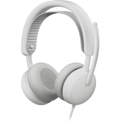 Logitech 981-001617, Avec fil, Blanc (Filaire, USB-A, USB-C, Les équipes Microsoft), Casque micro de bureau, Blanc Logitech 981-001617, Avec fil, Blanc (Filaire, USB-A, USB-C, Les équipes Microsoft), Casque micro de bureau, Blanc
