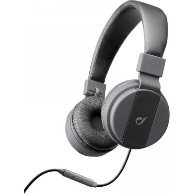 Cellular Line Headphones with microphone, grey (Filaire), Écouteurs, Gris Cellular Line Headphones with microphone, grey (Filaire), Écouteurs, Gris