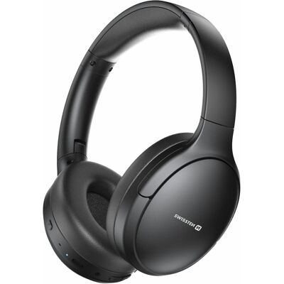 Swissten Écouteurs ANC Bluetooth Noir pur (ANC, 50 h, Filaire, Sans fil), Écouteurs, Noir Swissten Écouteurs ANC Bluetooth Noir pur (ANC, 50 h, Filaire, Sans fil), Écouteurs, Noir