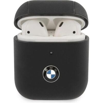 BMW BMA2CSLBK Coque AirPods czarny/black Geniune Leather Signature, Étui pour écouteurs + casque, Noir BMW BMA2CSLBK Coque AirPods czarny/black Geniune Leather Signature, Étui pour écouteurs + casque, Noir