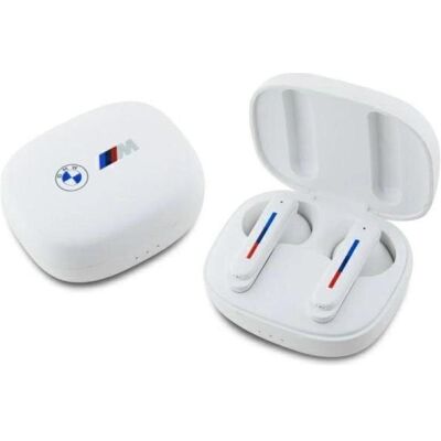 Casque Bluetooth BMW Blanc de Luxe TWS avec Station d'Accueil Casque Bluetooth BMW Blanc de Luxe TWS avec Station d'Accueil