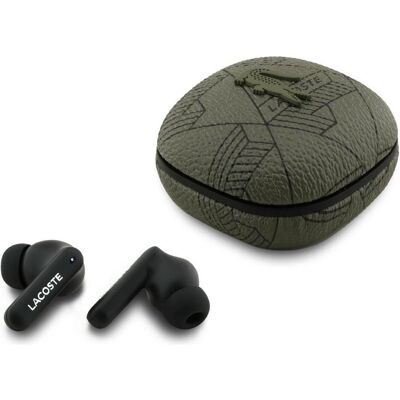 Lacoste Écouteurs TWS Monogram The Blend Bluetooth ENC ANC verts (ANC, 6 h, Sans fil), Écouteurs, Vert Lacoste Écouteurs TWS Monogram The Blend Bluetooth ENC ANC verts (ANC, 6 h, Sans fil), Écouteurs, Vert