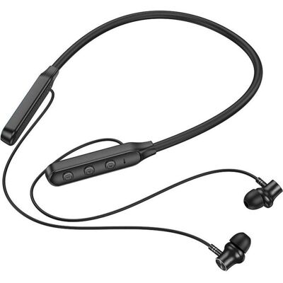 Hoco Wireless headphones wireless earphones bluetooth ES74 black (30 h, Sans fil), Écouteurs, Noir Hoco Wireless headphones wireless earphones bluetooth ES74 black (30 h, Sans fil), Écouteurs, Noir