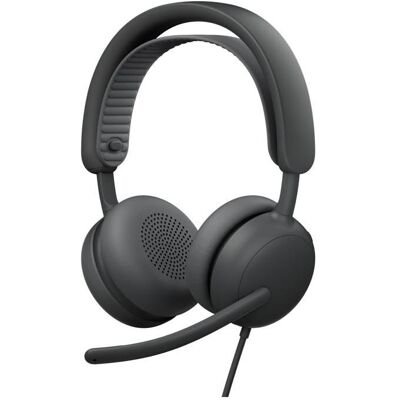 Logitech 981-001618, Avec fil, Graphite (Filaire, USB-C, Les équipes Microsoft), Casque micro de bureau, Gris Logitech 981-001618, Avec fil, Graphite (Filaire, USB-C, Les équipes Microsoft), Casque micro de bureau, Gris