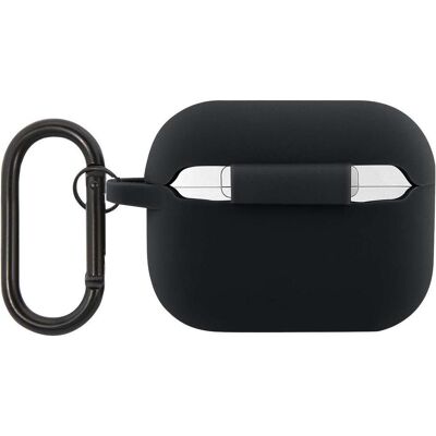Etui en silicone noir Lacoste Modèle LCAP2SLOK - Étui pour écouteurs Etui en silicone noir Lacoste Modèle LCAP2SLOK - Étui pour écouteurs