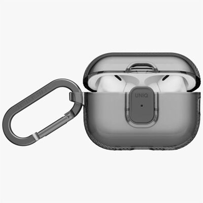 Uniq Case Glase Pro for AirPods Pro 3 Lock Case smoke (Manchon pour casque d'écoute), Étui pour écouteurs + casque, Gris, Noir, Transparent Uniq Case Glase Pro for AirPods Pro 3 Lock Case smoke (Manchon pour casque d'écoute), Étui pour écouteurs + casque, Gris, Noir, Transparent