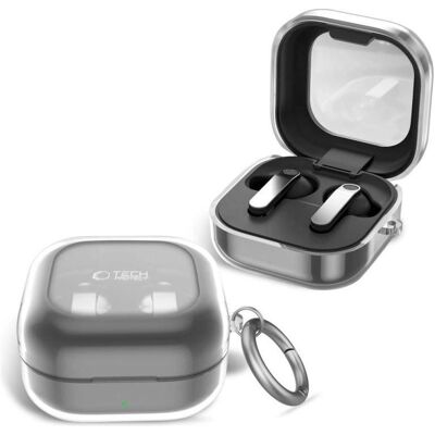 Tech-Protect Flexair Samsung Galaxy Buds 4 / 4 Pro Kristallklar (Manchon pour casque d'écoute), Étui pour écouteurs + casque, Transparent Tech-Protect Flexair Samsung Galaxy Buds 4 / 4 Pro Kristallklar (Manchon pour casque d'écoute), Étui pour écouteurs + casque, Transparent