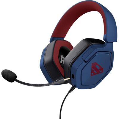 Trust Gxt492sm Carus Headset Superman (Filaire), Casque gaming, Multicolore, Bleu, Rouge Trust Gxt492sm Carus Headset Superman (Filaire), Casque gaming, Multicolore, Bleu, Rouge