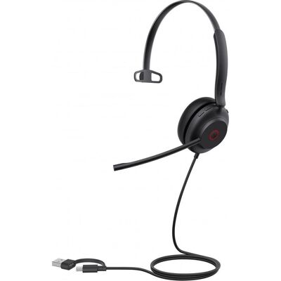 Yealink UH 35 Serie (Filaire, USB-A, USB-C, Les équipes Microsoft), Casque micro de bureau, Noir Yealink UH 35 Serie (Filaire, USB-A, USB-C, Les équipes Microsoft), Casque micro de bureau, Noir