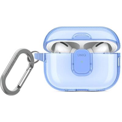 Uniq Case Glase Pro for AirPods Pro 2 Lock Case blue (Couvercle de l'étui de chargement), Étui pour écouteurs + casque, Bleu Uniq Case Glase Pro for AirPods Pro 2 Lock Case blue (Couvercle de l'étui de chargement), Étui pour écouteurs + casque, Bleu