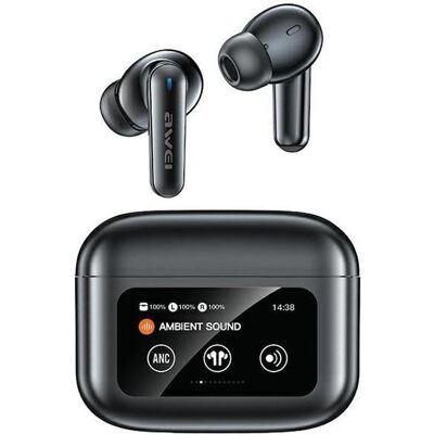 Awei słuchawki Bluetooth 5.3 T56 ANC TWS + stacja dokująca czarny/black (ANC, 5 h, Sans fil), Écouteurs, Noir Awei słuchawki Bluetooth 5.3 T56 ANC TWS + stacja dokująca czarny/black (ANC, 5 h, Sans fil), Écouteurs, Noir