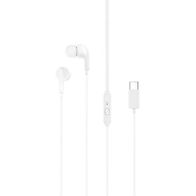 xO Écouteurs filaires EP82 USB-C blancs (Filaire), Écouteurs, Blanc xO Écouteurs filaires EP82 USB-C blancs (Filaire), Écouteurs, Blanc