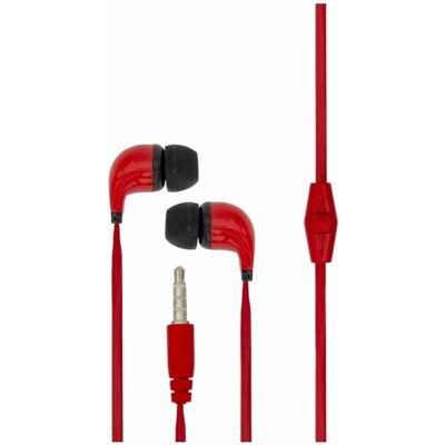 Sbox Ecouteurs stéréo avec micro EP-038 rouge (Filaire), Écouteurs, Rouge Sbox Ecouteurs stéréo avec micro EP-038 rouge (Filaire), Écouteurs, Rouge