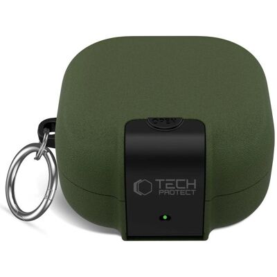 Tech-Protect Slim Hook Galaxy Buds 4 / 4 Pro (Couvercle de l'étui de chargement), Étui pour écouteurs + casque, Vert Tech-Protect Slim Hook Galaxy Buds 4 / 4 Pro (Couvercle de l'étui de chargement), Étui pour écouteurs + casque, Vert