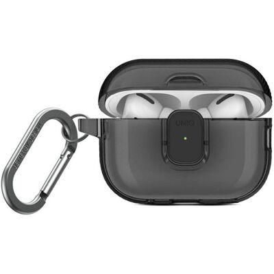 Uniq Case Glase Pro for AirPods Pro 2 Lock Case smoke (Manchon pour casque d'écoute), Étui pour écouteurs + casque, Gris Uniq Case Glase Pro for AirPods Pro 2 Lock Case smoke (Manchon pour casque d'écoute), Étui pour écouteurs + casque, Gris