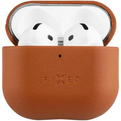 Fixed PodsLeather Ledertasche für Apple AirPods 4 braun, Étui pour écouteurs + casque, Marron Fixed PodsLeather Ledertasche für Apple AirPods 4 braun, Étui pour écouteurs + casque, Marron