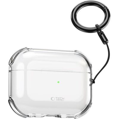 Tech-Protect Bounce Apple Airpods Pro 3 (Couvercle de l'étui de chargement), Étui pour écouteurs + casque, Transparent Tech-Protect Bounce Apple Airpods Pro 3 (Couvercle de l'étui de chargement), Étui pour écouteurs + casque, Transparent