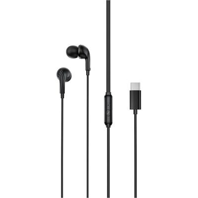 xO Écouteurs filaires EP82 USB-C noirs (Filaire), Écouteurs, Noir xO Écouteurs filaires EP82 USB-C noirs (Filaire), Écouteurs, Noir