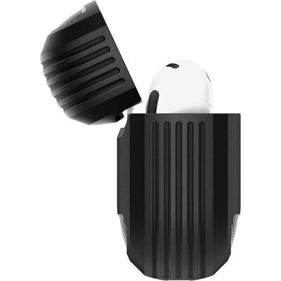Spigen Rugged Armor AirPods 4 (Manchon pour casque d'écoute), Étui pour écouteurs + casque, Noir Spigen Rugged Armor AirPods 4 (Manchon pour casque d'écoute), Étui pour écouteurs + casque, Noir