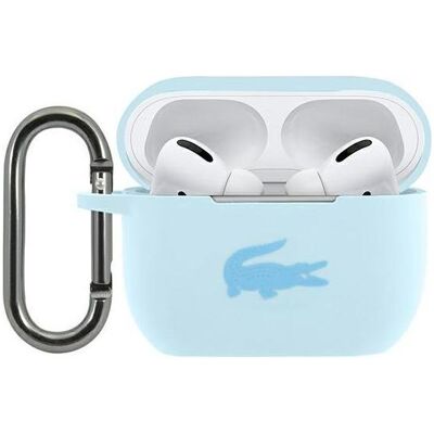 Lacoste LCAPSLB AirPods Pro housse silicone niebieski/bleu (Manchon pour casque d'écoute), Étui pour écouteurs + casque, Bleu Lacoste LCAPSLB AirPods Pro housse silicone niebieski/bleu (Manchon pour casque d'écoute), Étui pour écouteurs + casque, Bleu