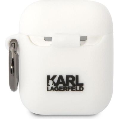 Coque en silicone Karl Lagerfeld Airpods 1/2 Logo NFT - Étui pour écouteurs Coque en silicone Karl Lagerfeld Airpods 1/2 Logo NFT - Étui pour écouteurs