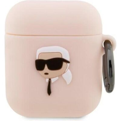 Karl Lagerfeld KLA2RUNIKP Coque AirPods - Rose Karl Lagerfeld KLA2RUNIKP Coque AirPods - Rose
