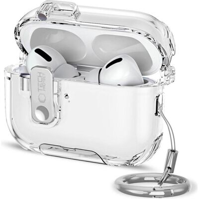 Tech-Protect Bounce Pro Apple Airpods Pro 3 Klar (Manchon pour casque d'écoute), Étui pour écouteurs + casque, Transparent Tech-Protect Bounce Pro Apple Airpods Pro 3 Klar (Manchon pour casque d'écoute), Étui pour écouteurs + casque, Transparent