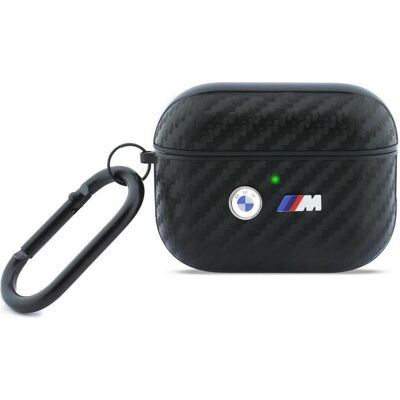 BMW Case Carbon Metal Logo for AirPods Pro 3 black (Manchon pour casque d'écoute), Étui pour écouteurs + casque, Noir BMW Case Carbon Metal Logo for AirPods Pro 3 black (Manchon pour casque d'écoute), Étui pour écouteurs + casque, Noir