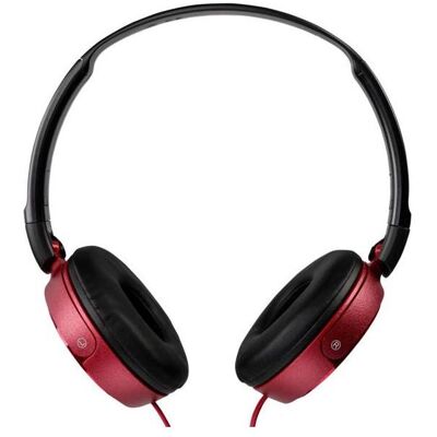 Casque Sony MDR-ZX310 - Pliable, Rouge - Taille Complète Casque Sony MDR-ZX310 - Pliable, Rouge - Taille Complète