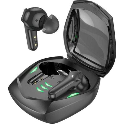 Hoco Wireless headphones wireless earphones bluetooth TWS EW28 black (7 h, Sans fil), Écouteurs, Noir Hoco Wireless headphones wireless earphones bluetooth TWS EW28 black (7 h, Sans fil), Écouteurs, Noir